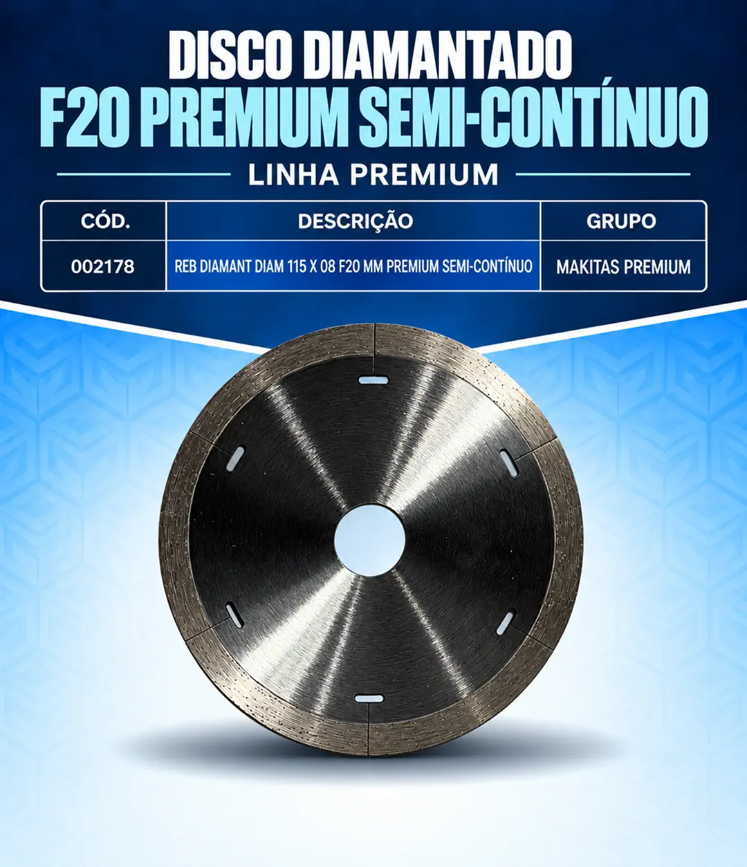 Premium Semicontínuo 115 mm