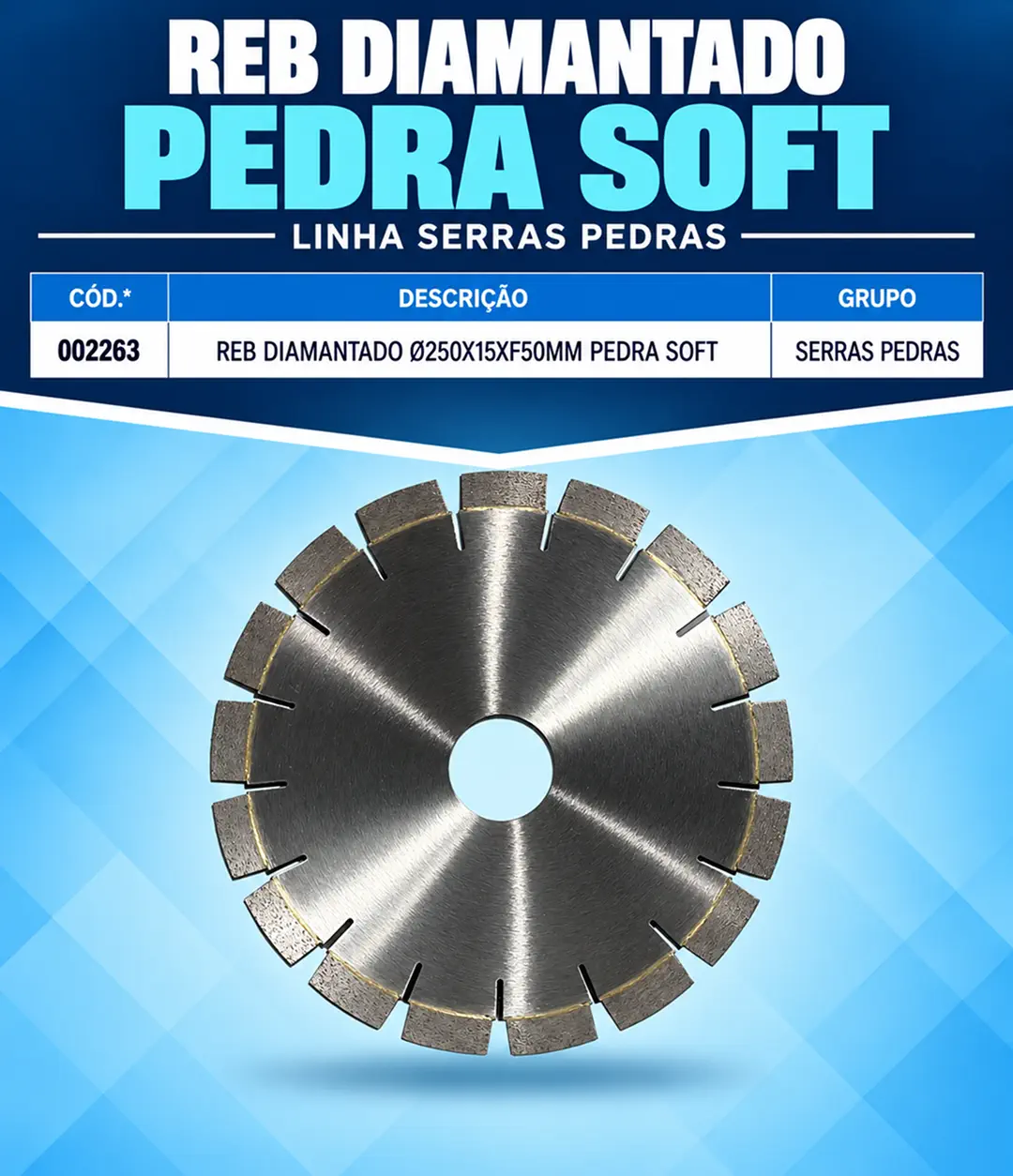 Serra Pedra Soft 250 mm
