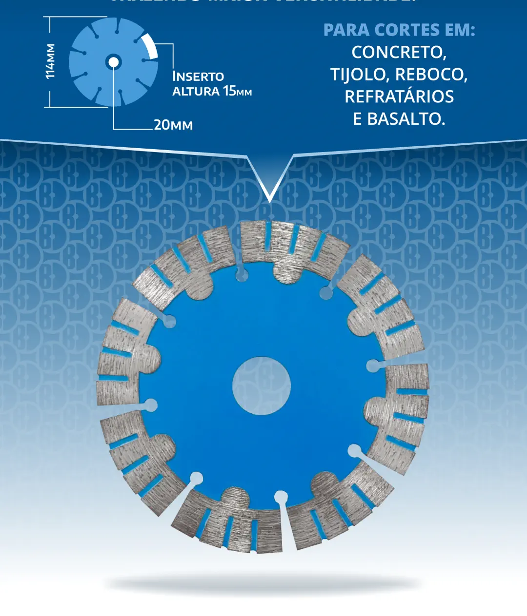 Turbo Segmentado Premium 114 mm
