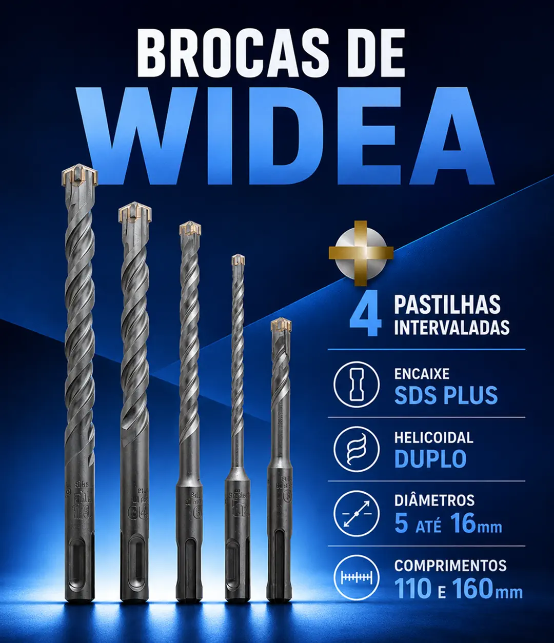 Brocas de Widea SDS Plus
